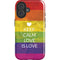 Keep Calm Love Is Love iPhone 16 Plus Magsafe Impact Case